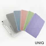 UNIQ iPad Air 5/4 10.9吋Camden抗菌磁吸多功能透明保護套 紫色