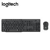 【Logitech 羅技】MK295 靜音鍵鼠組-石墨灰