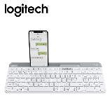 【Logitech 羅技】K580 超薄跨平台藍牙鍵盤 珍珠白