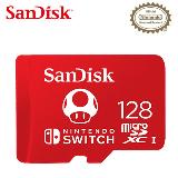 【SanDisk】Nintendo Switch專用 microSDXC UHS-I U3 3x5 128GB 記憶卡