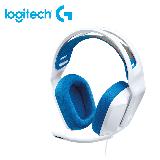 【logitech 羅技】G335 輕盈有線電競耳機麥克風 白色