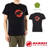 【瑞士 MAMMUT 長毛象】男款 Classic T-Shirt 經典LOGO短袖上衣/1017-02240-00448 黑/辛辣紅