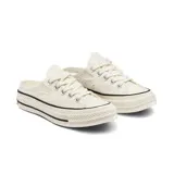 CONVERSE 女鞋 CHUCK 70 MULE SLIP EGRET/EGRET/BLACK -172592C