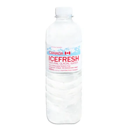 箱購【ICEFRESH】加拿大冰河水 500CC*24入