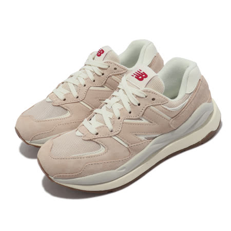 New Balance 休閒鞋 57/40 女鞋 淡粉 麂皮 厚底 增高 復古 老爹鞋 IU NB W5740GVCB