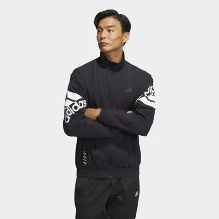 【adidas 愛迪達】外套 運動外套 休閒外套 男外套 女外套 黑 FI BP1 WVJK(HE7452)