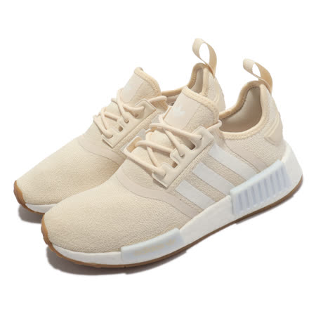 Adidas 休閒鞋 NMD_R1 男鞋 女鞋 奶茶 米白 Boost 緩震 經典 愛迪達 三葉草 GY6058
