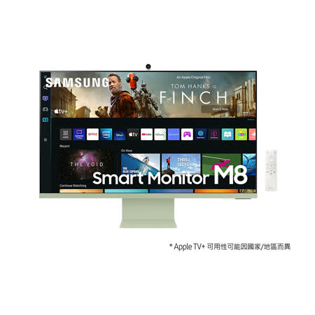 SAMSUNG三星 32吋 M8 LS32BM80GUCXZW 智慧聯網螢幕-湖水綠