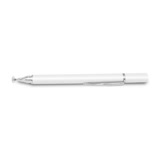 (2入組)【DP15極地白】筆夾款圓盤細字電容觸控筆