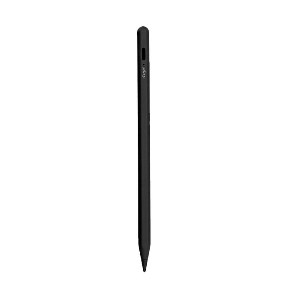 【eTarget岩石黑】P4四代加強版iPad專用防誤觸主動電容式觸控筆(附筆尖保護套)