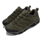 Merrell 戶外鞋 Moab 3 Smooth GTX 防水 真皮 運動 男鞋 綠 登山 郊山 ML036363