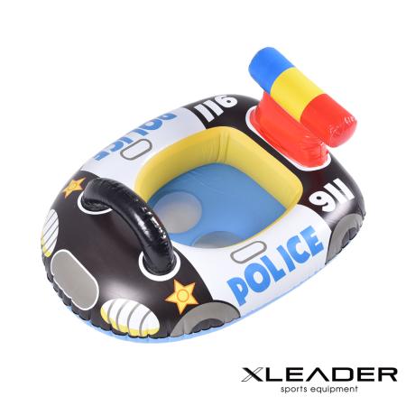 Leader X 網紅爆款 加厚防爆美國警車戲水坐騎 兒童造型游泳圈(適用6個月至3歲)