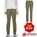 MAMMUT 長毛象 女 Trekkers 機能防潑水長褲_1021-00810-4584 綠鬣蜥