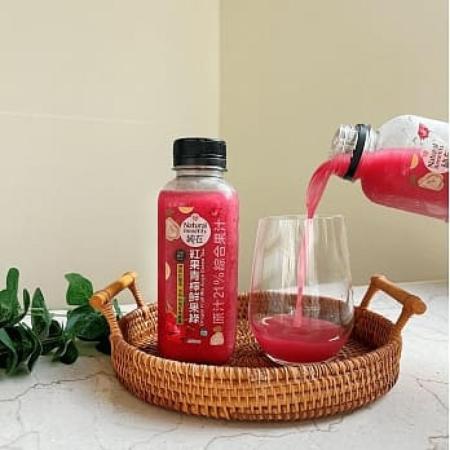【純在】 紅果青檸鮮果綠(400ml/瓶*12瓶/箱)
