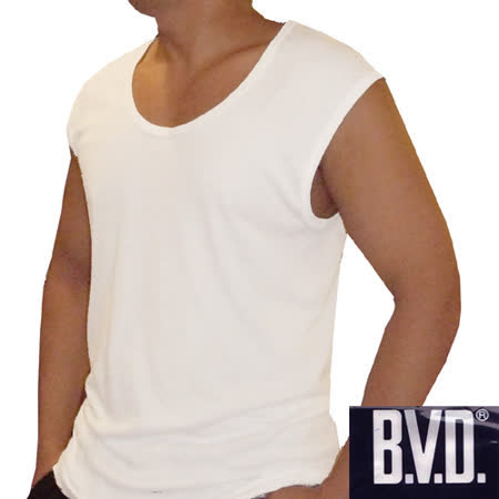 【BVD】時尚天然純棉寬肩背心~６件組