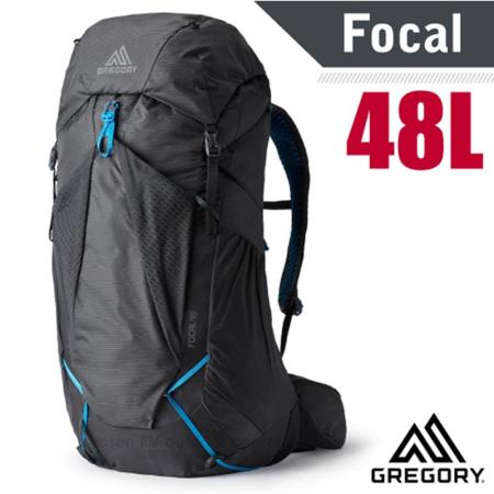 【美國 GREGORY】FOCAL 48L 專業健行登山背包_141328 臭氧黑