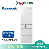 Panasonic國際406L五門變頻冰箱NR-E417XT-W1 含配送+安裝【愛買】