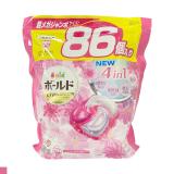 P&G BOLD 4D洗衣膠球袋裝86顆 粉色(牡丹花香)