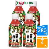 野菜一日100%綜合蔬果汁280ML x4入【愛買】