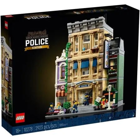 樂高積木 LEGO《 LT 10278 》創意系列 - 警察局