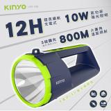 【KINYO】USB充放電式LED強光探照燈(LED-308)