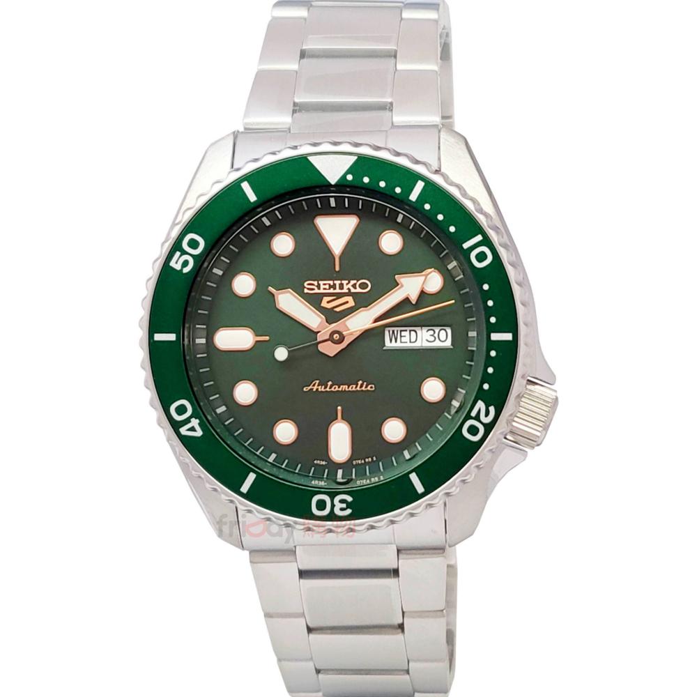 SEIKO 精工 SRPD63K1手錶 綠水鬼 夜光 手自動上鍊 機械 鋼帶 男錶