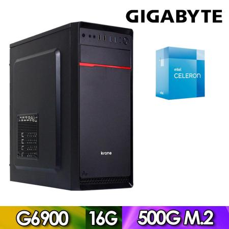 技嘉H610平台【虎人利爪】G系列雙核 SSD高速效能電腦