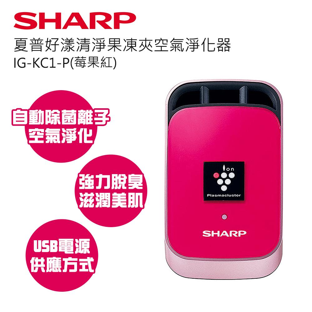 SHARP 夏普好漾清淨果凍夾空氣淨化器 IG-KC1-P