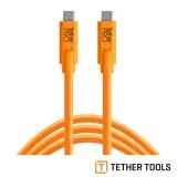 TETHER TOOLS CUC15-ORG USB-C 轉 USB-C 傳輸線 4.6m 公司貨