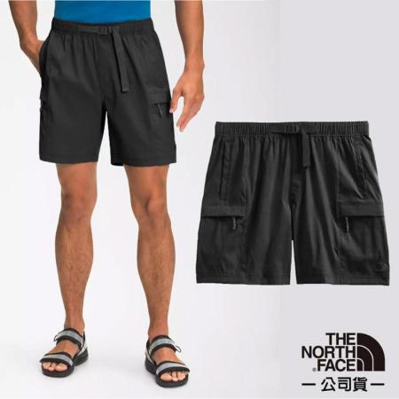 【美國 The North Face】男 CLASS 登山健行休閒短褲/7QOY-JK3 黑