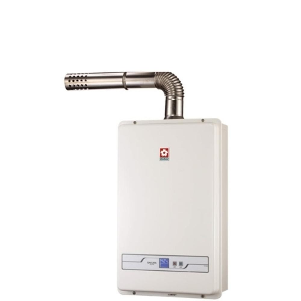 (全省安裝)櫻花13公升強制排氣(與SH1335/SH-1335同款)熱水器天然氣SH-1335N