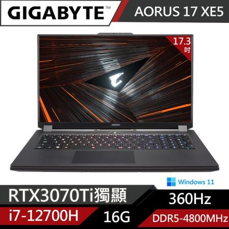  AORUS 17 XE5-73TW534SH 
電競筆電