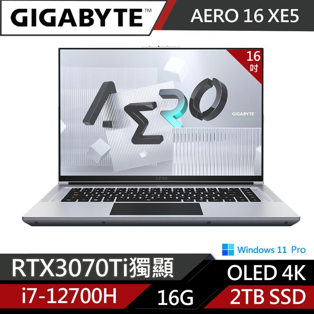 【GIGABYTE 技嘉】 AERO 16 XE5-73TW938HQ 創作者筆電