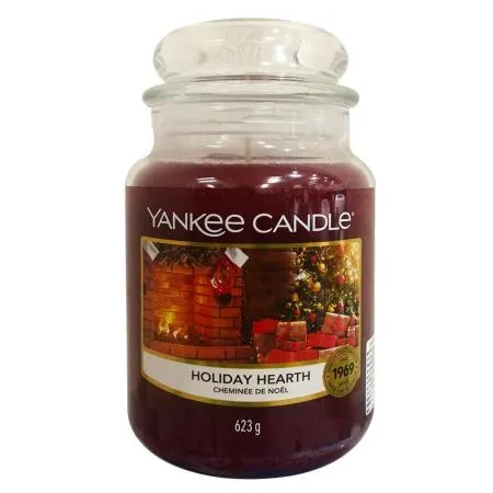 YANKEE CANDLE 香氛蠟燭 623g-假日壁爐