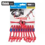 thinkTank 創意坦克 Red Whips™ V2.0 多用途束帶繩 紅色 12入 公司貨