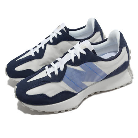 New Balance 休閒鞋 327 男女鞋 深藍 拼接 大N NB 復古鞋 MS327SVD
