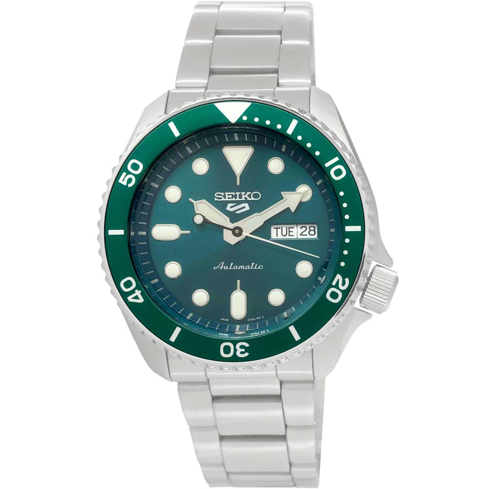 SEIKO 精工 SRPD61K1手錶 綠水鬼 夜光 手自動上鍊 機械 鋼帶 男錶
