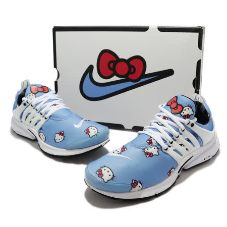 Nike 休閒鞋 Air Presto QS 男鞋 女鞋 情侶鞋 Hello Kitty 聯名款 藍 白 DV3770-400 DV3770-400