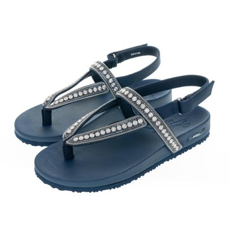 SKECHERS女休閒涼拖鞋ARCH FIT MEDITATION SANDAL-119243NVY