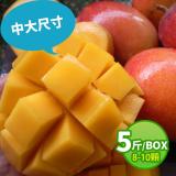 【築地一番鮮】現貨-產地直送愛文芒果5斤裝(8-10顆/禮盒)免運組