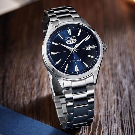 CITIZEN星辰 
Mechanical系列 紳士時尚機械腕錶／NH8391-51L／40.2mm