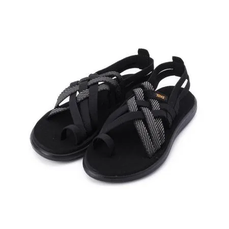 TEVA VOYA STRAPPY 交叉織帶夾腳涼鞋 黑灰 TV1099271HBK 女鞋