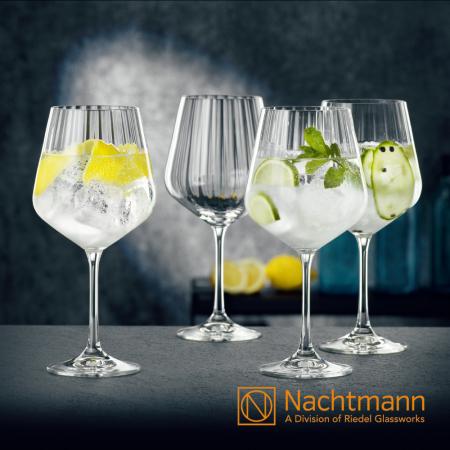【德國 NACHTMANN】琴湯尼調酒杯(4入)Gin&Tonic