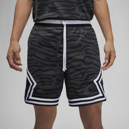 Nike 球褲 Jordan Sport BC 黑 白 男版 快乾 動物紋 DM2819-010