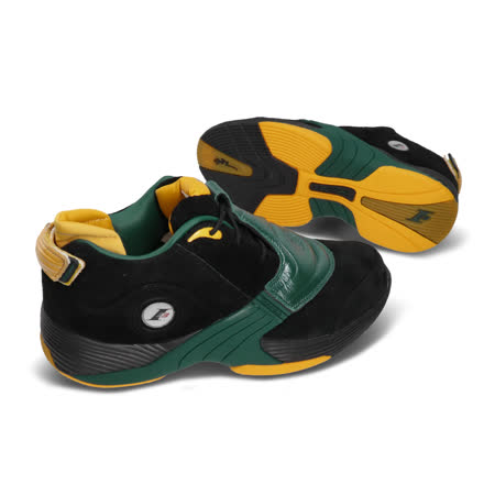 Reebok 籃球鞋 Answer V 5代 Iverson 黑綠黃 高中配色 男鞋 FX7199