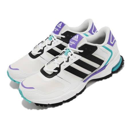 Adidas 越野跑鞋 Marathon 2K 男鞋 白 紫 藍 撞色 郊山 戶外 GY6596