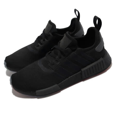 adidas 休閒鞋 NMD R1 襪套 運動 男女鞋 愛迪達 經典款 情侶穿搭 避震 反光 黑 彩 GW8063 GW8063