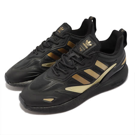 Adidas 休閒鞋 ZX 2K Boost 2.0 男鞋 女鞋 黑 金 復古 愛迪達 情侶鞋 GZ7743