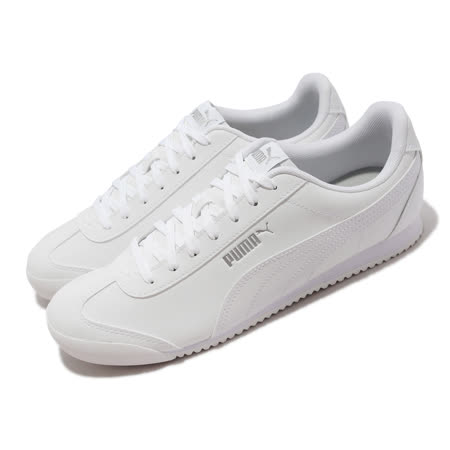 Puma 休閒鞋 Turino FSL 男鞋 白 全白 小白鞋 皮革鞋面 復古 經典 37286101