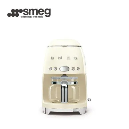 【SMEG】義大利濾滴式咖啡機-奶油色